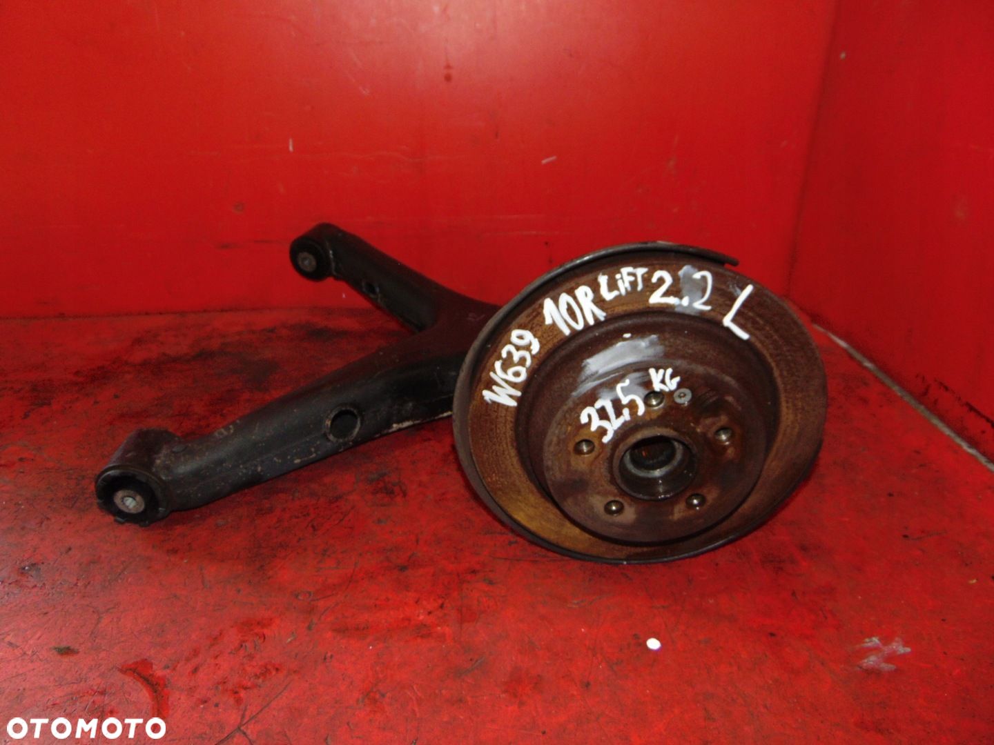 VITO W639 LIFT VIANO 2.2 ZWROTNICA PIASTA LEWA TYŁ - 1