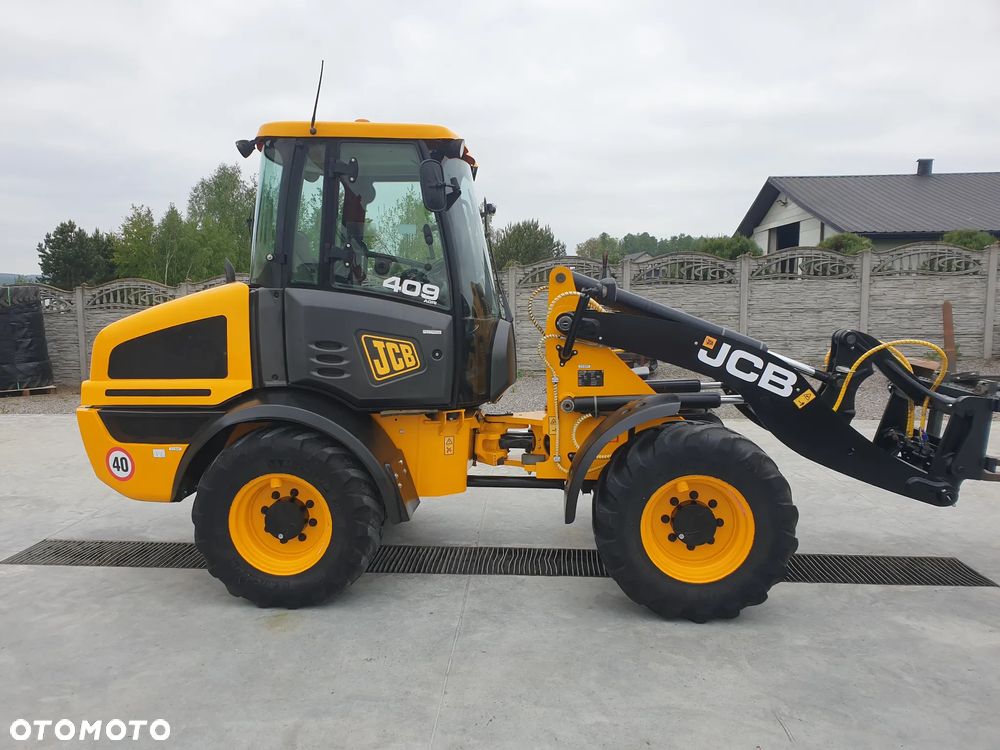 JCB 409 AGRI 40KM/H WIDŁY/ŁYŻKA SPROWADZONA SUPER STAN - 5