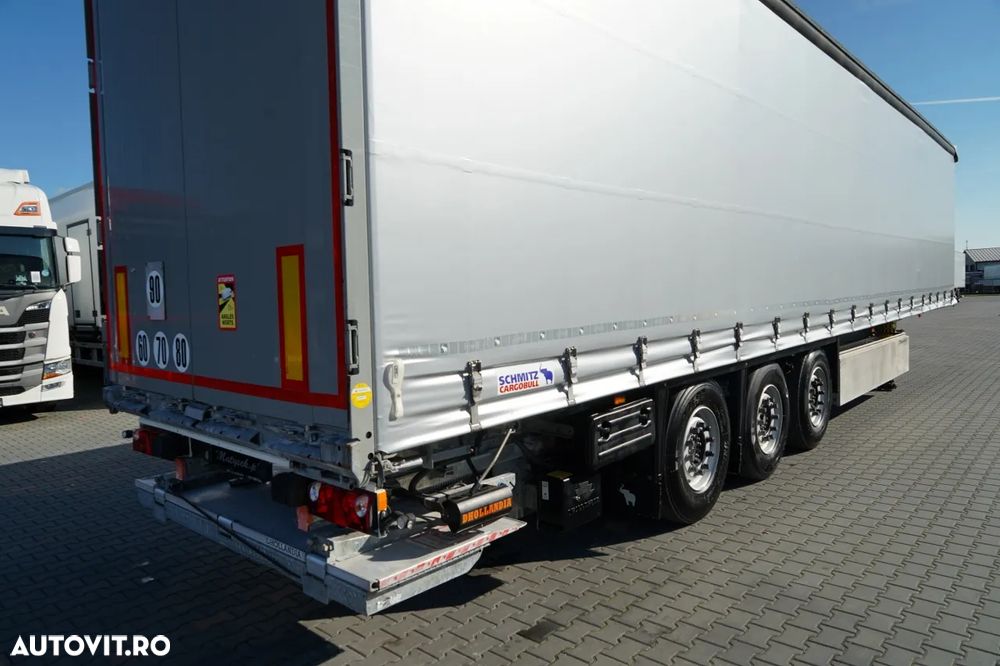 Schmitz Cargobull CORTINĂ / ELEVATOR DE SARCINĂ / 2x AXE DE RIDICARE / COȘ PENTRU PALEȚI - 13