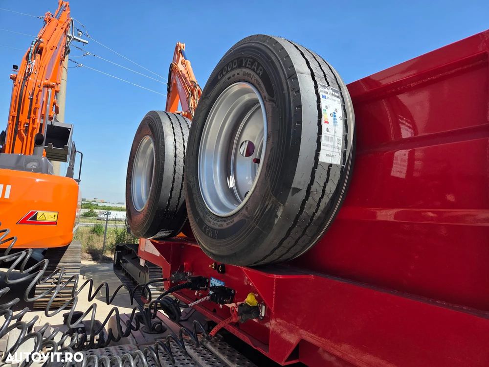 Bodex JANMIL-3 axe SAF, rampe DUBLE, axe SAF, extensii lemn la 3m latime, axa liftabila, lungime podea 9m, anv Goodyear, 2 roti rezerva, axa viratoare spate, rampe interior acces gat lebada, cutie lanturi, posibilitate leasing 5 ani-PROMOTIE 58.900 EUR+Tva - 11