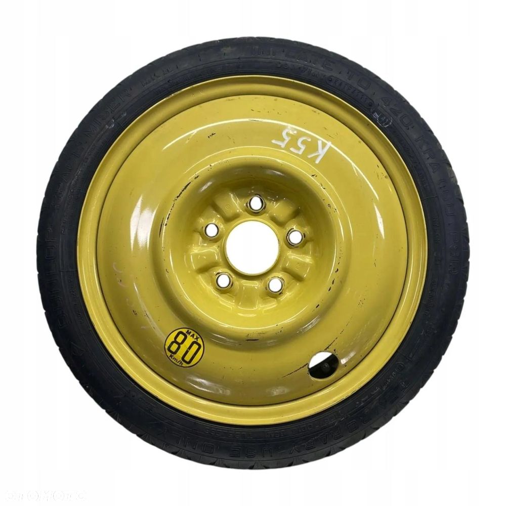 KOŁO DOJAZDOWE DUNLOP SPACE MISER 125/70R16 5X112 GOLF LEON OCTAVIA - 7