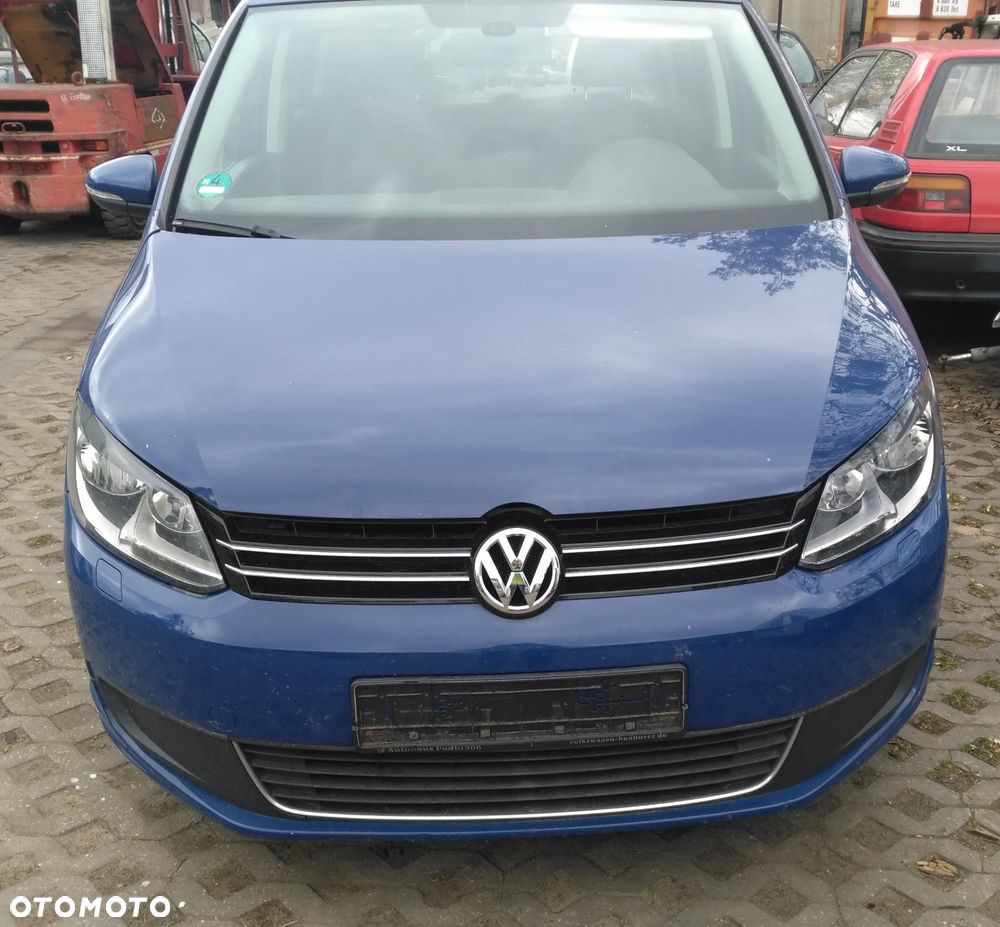 vw touran II 2 10r. zderzak maska lampy błotniki pas przód
