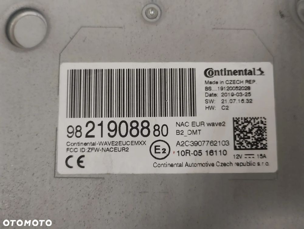 OPEL CROSSLAND X RADIO NAWIGACJA 9821908880 - 5