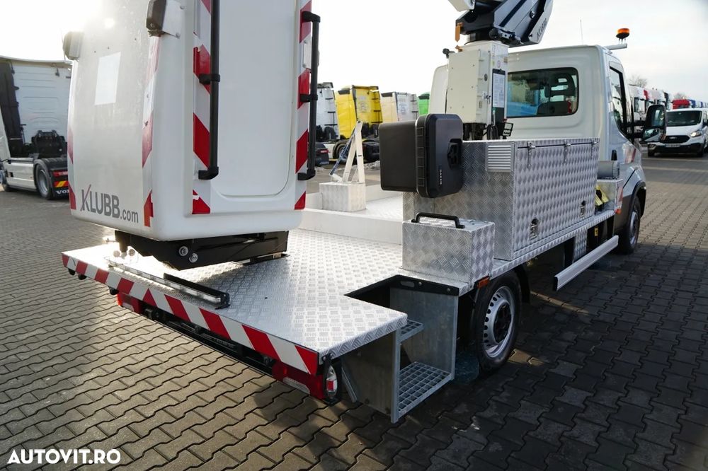 Iveco DAILY 35-140 / AERIAL / KLUBB K26 BASIC LIFT / 4 STABILIZATOARE / MANUAL / 2020 R - 16