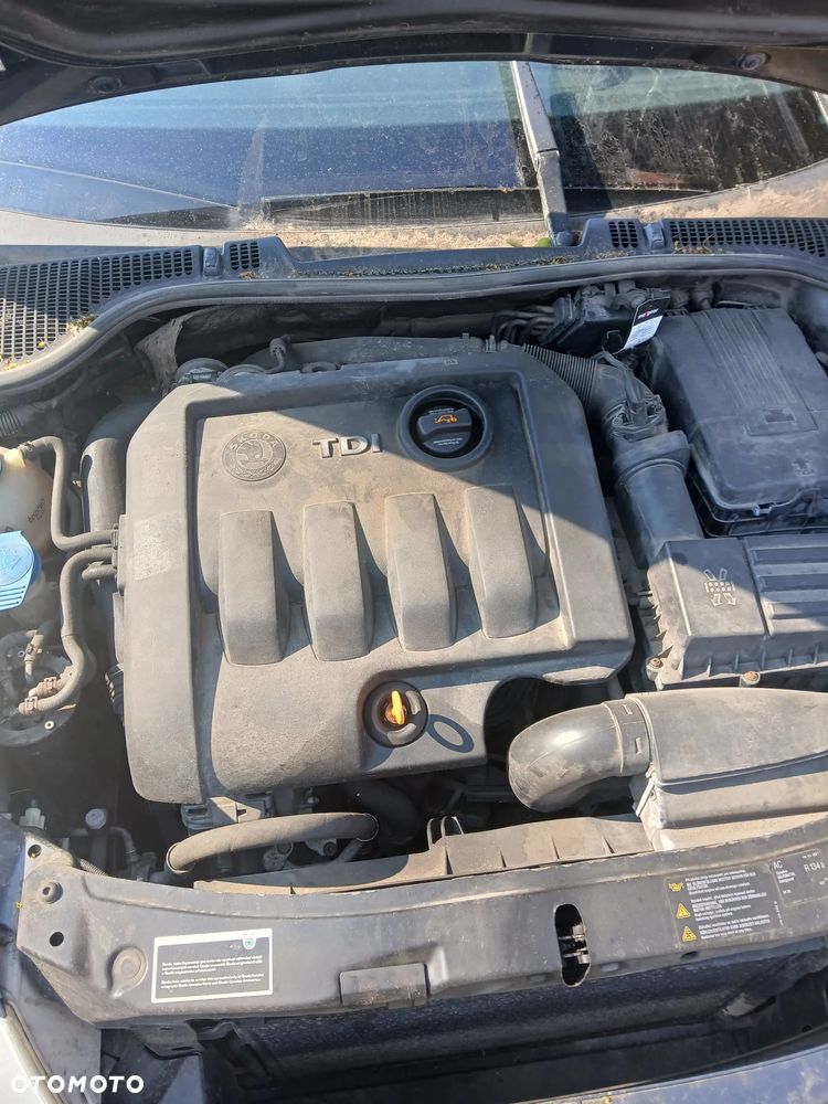 skoda octavia II silnik 1.9 TDI BXE skrzynia JCR sanki belka przód tył wahacz zacisk - 2
