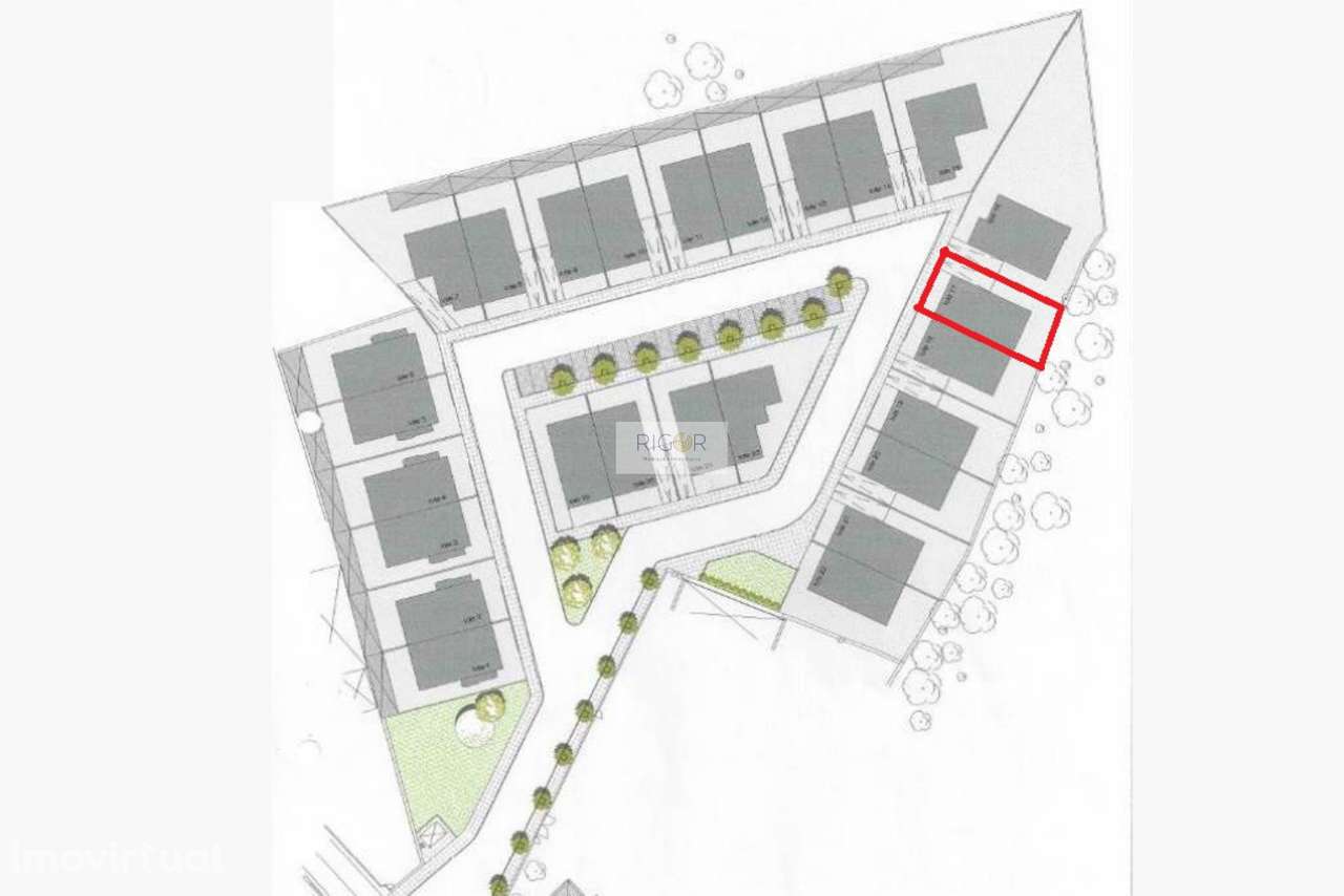 Terreno de 254m2 com viabilidade de construção de moradia T4 de 3 fren - Grande imagem: 4/7