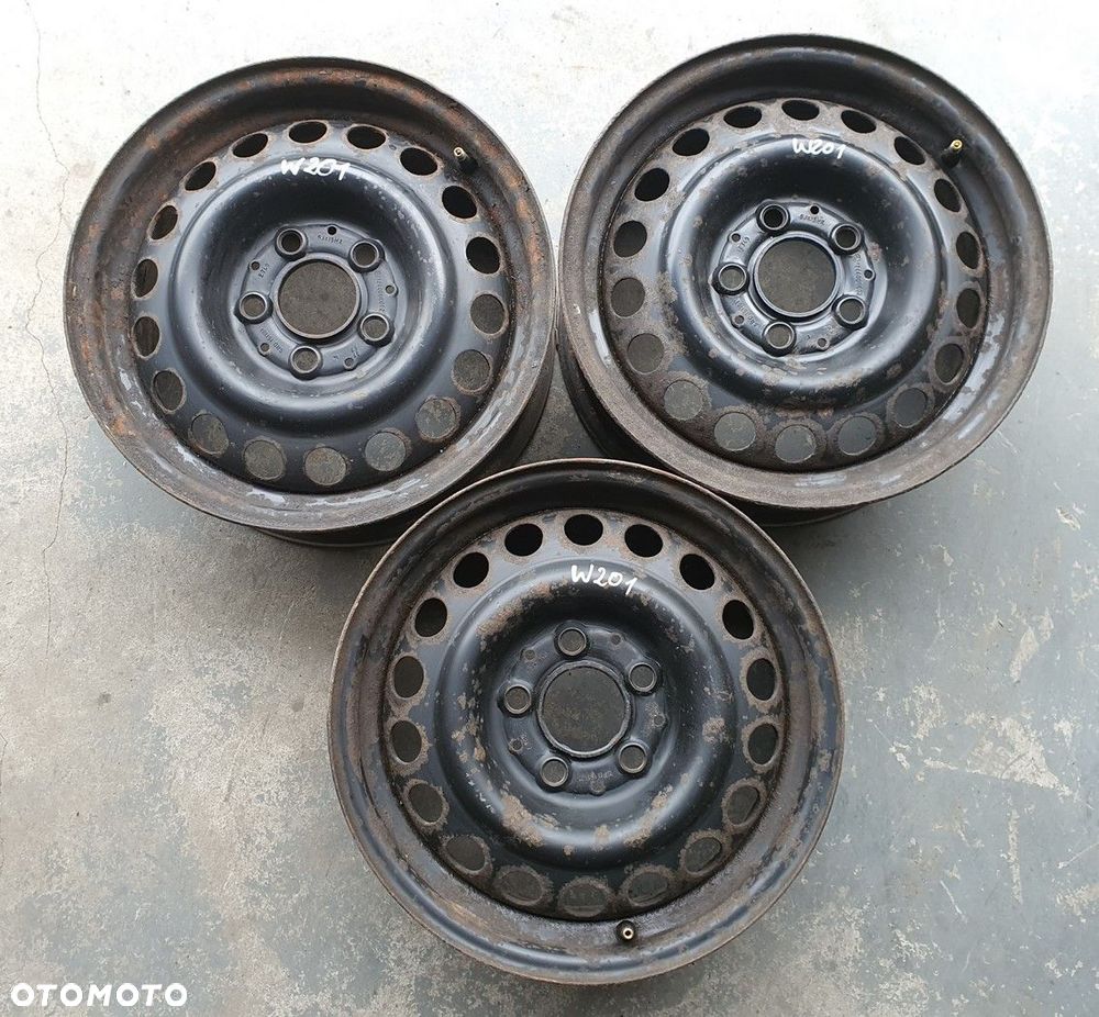 FELGA STALOWA 15 5x112 6J ET49 MERCEDES W201 - 2
