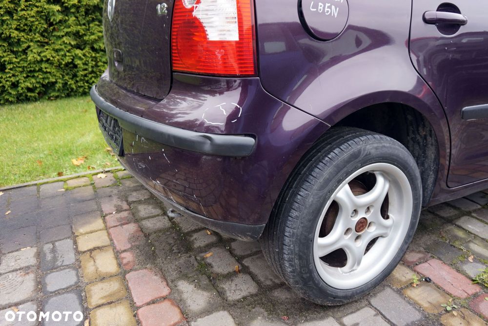 ZDERZAK TYLNY POLO IV 9N 5D HB LC3W  FIOLETOWY VOLKSWAGEN 2001-2004 - 4