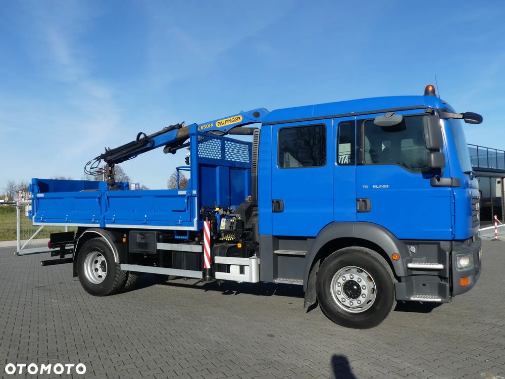 MAN TGM 18.240 / WYWROTKA + HDS / ŁYŻKA / DOKA / DŹWIG / - 10