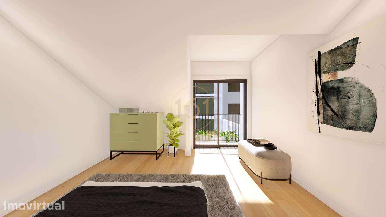 Apartamento T0+1 Duplex  em Vila Nova de Gaia com varanda - Grande imagem: 4/19