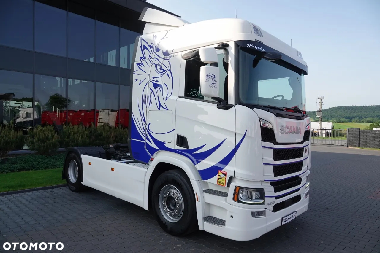 Scania R 450 / RETARDER / PRZÓD NA PODUSZKACH / HYDRAULIKA / SPROWADZONA / PO KONTRAKCIE SERWISOWYM - 5