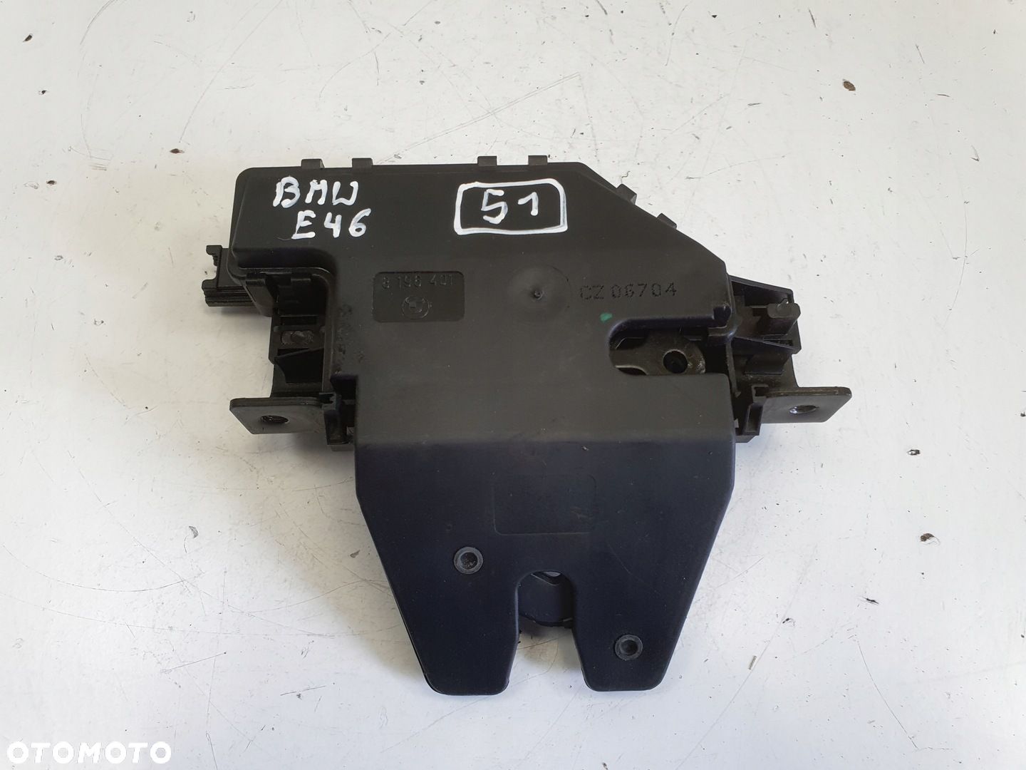 BMW E46 E90 E91 ZAMEK KLAPY BAGAŻNIKA 8196401 - 1