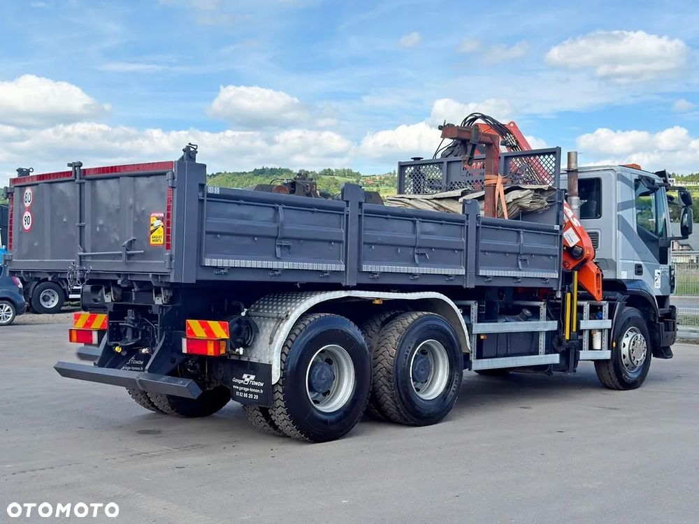 Iveco TRAKKER 410 * WYWROTKA 5,20 m * ATLAS 165.2E-A3 + PILOT / 6x4 - 7