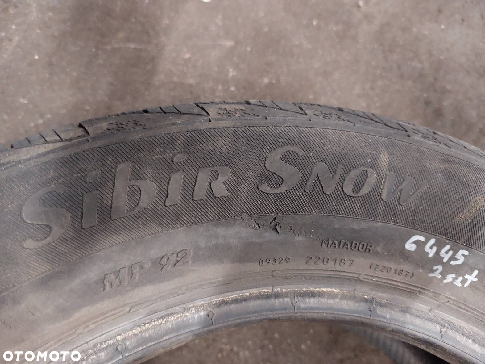 OPONY ZIMOWE 2 SZT 185/65R15 2014R MATADOR SIBIR SNOW - 6