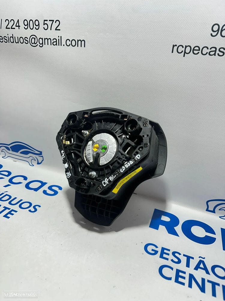 .Airbag Volante Guiador Original GM Opel Corsa D MK3 13369480 2006 - 2014 - 7