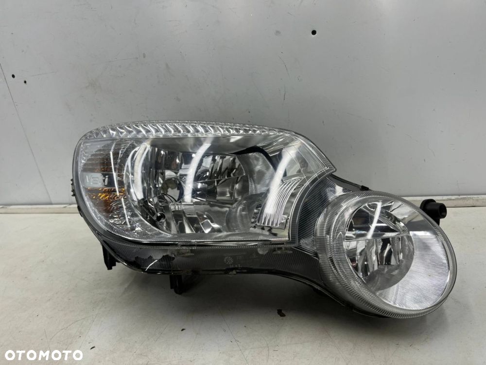Lampa reflektor Skoda Yeti 09-12r. PRAWA przednia Europa PRAWY przód oryginalna 5l1941018a - 1