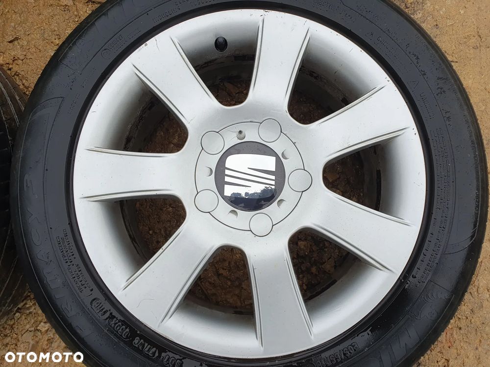 SEAT 16 5x112 KOŁA LETNIE FELGI ALUMINIOWE RONAL R16 6.5J ET50 ALUFELGI 5P0601025B TOLEDO III ALTEA LEON - 5