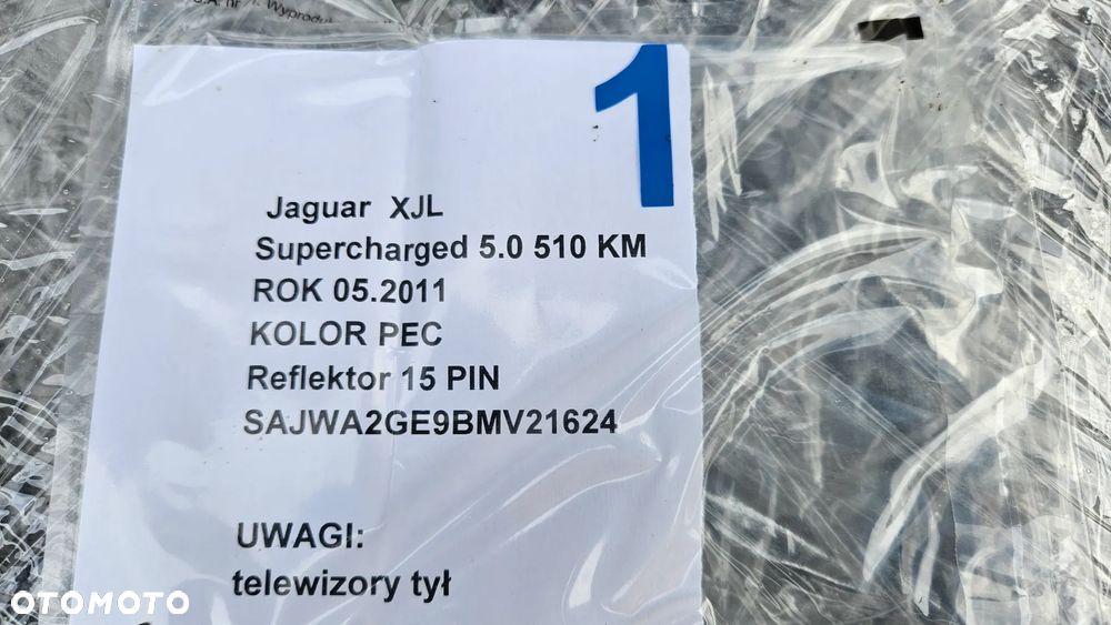 Jaguar XJ 351 Instalacja lewa komory bagażnika Wiązka tył lewy Przewody wzmacniacza Telewizorów  AW93-18C951-FG - 17