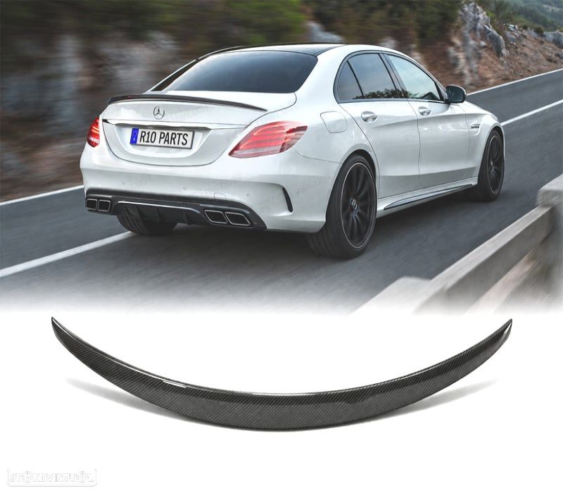 AILERON SPOILER MERCEDES W205 15-21 LOOK AMG CARBONO - 1