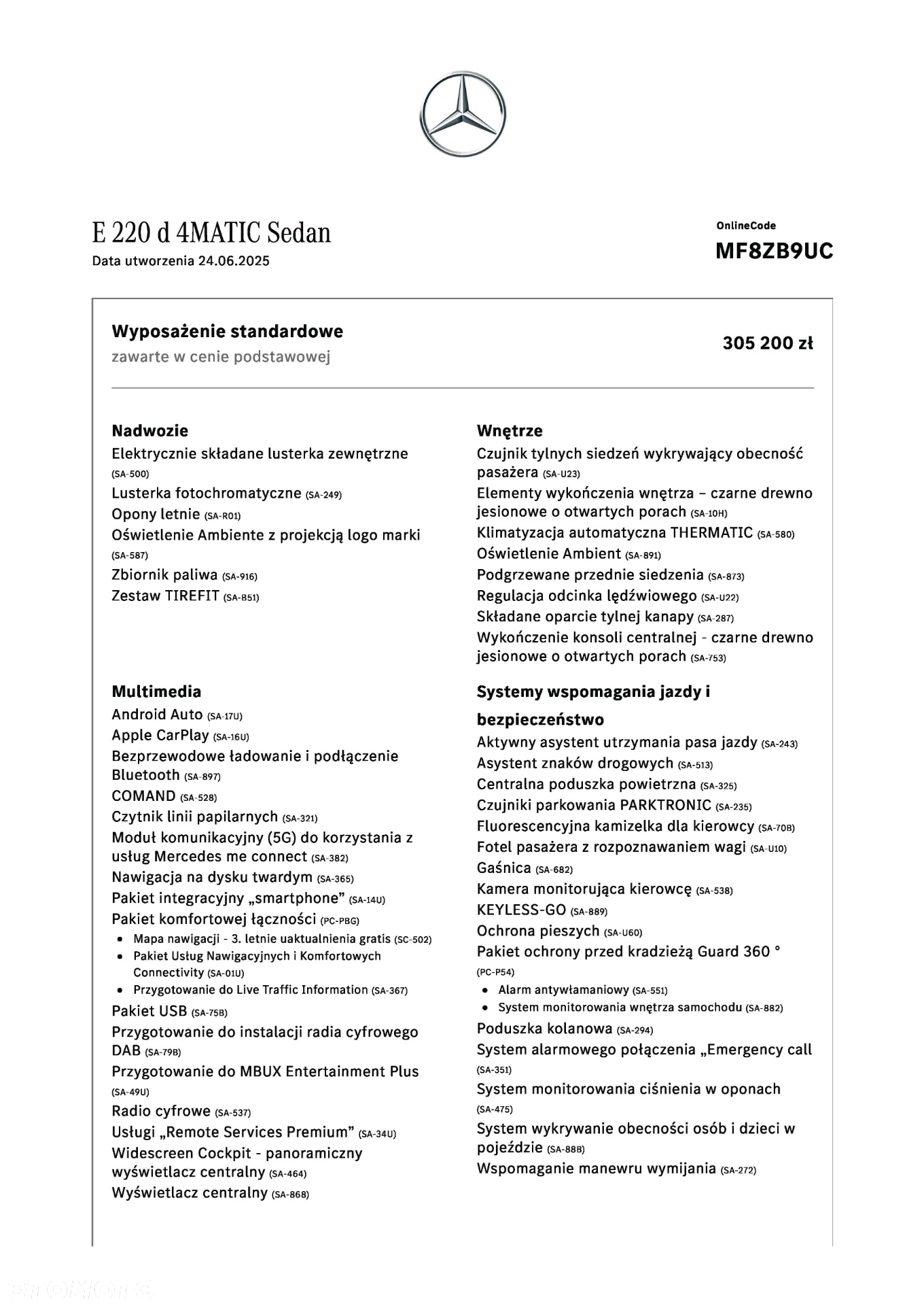 Mercedes-Benz Klasa E 220 d 4-Matic AMG/Avantgarde - 30