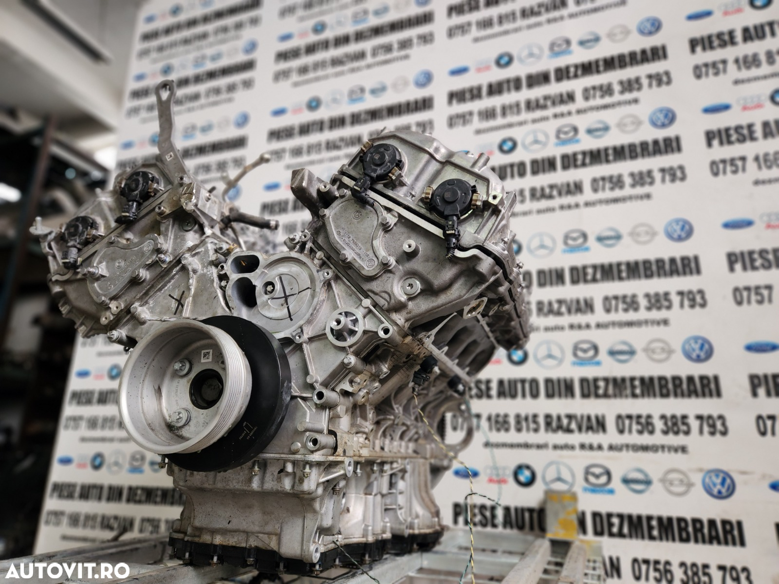 Motor Nou Bmw 4.4 Benzina M Power Twin Turbo Cod S68B44A Euro 6 M760 G70 G71 M60I X7 M G07 X5 X6 M - 3