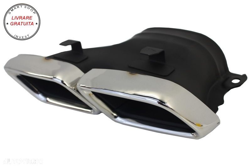 Difuzor Bara Spate cu Ornamente Tobe Mercedes E-Class W213 S213 Standard (2016-201- livrare gratuita - 12