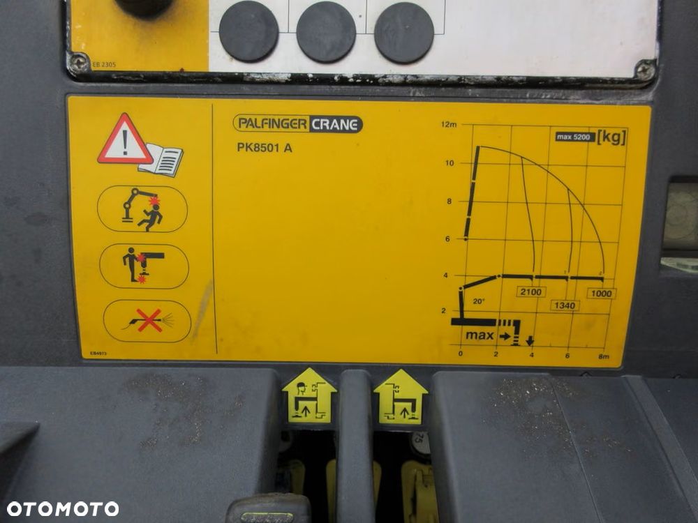 MAN TGL 12.220 4x2 + Palfinger PK 8501 | Wywrotka Meiller | Meiller | Euro 5 | 220 KM | 230 966 km - 9