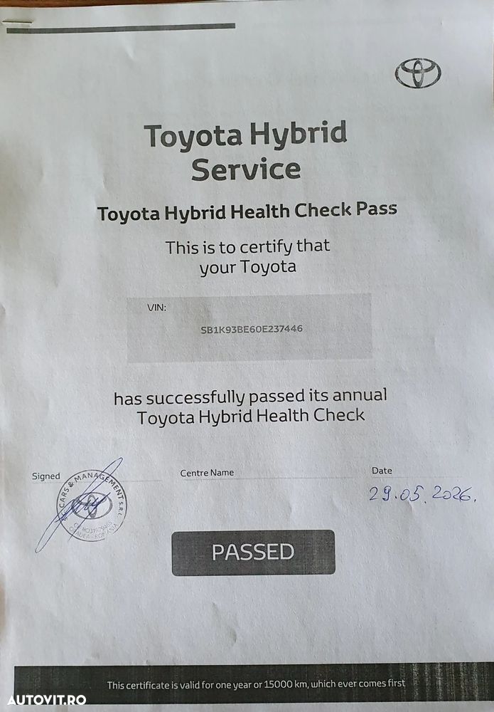 Toyota Corolla 1.8 HSD Exclusive interior Negru - 3