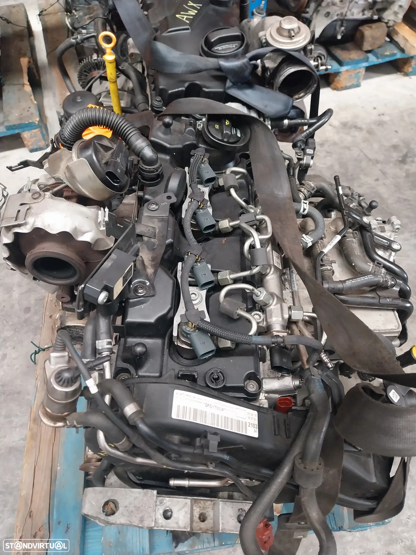 Motor VW 2.0 TDI 150 cv Ref: DFG - 2