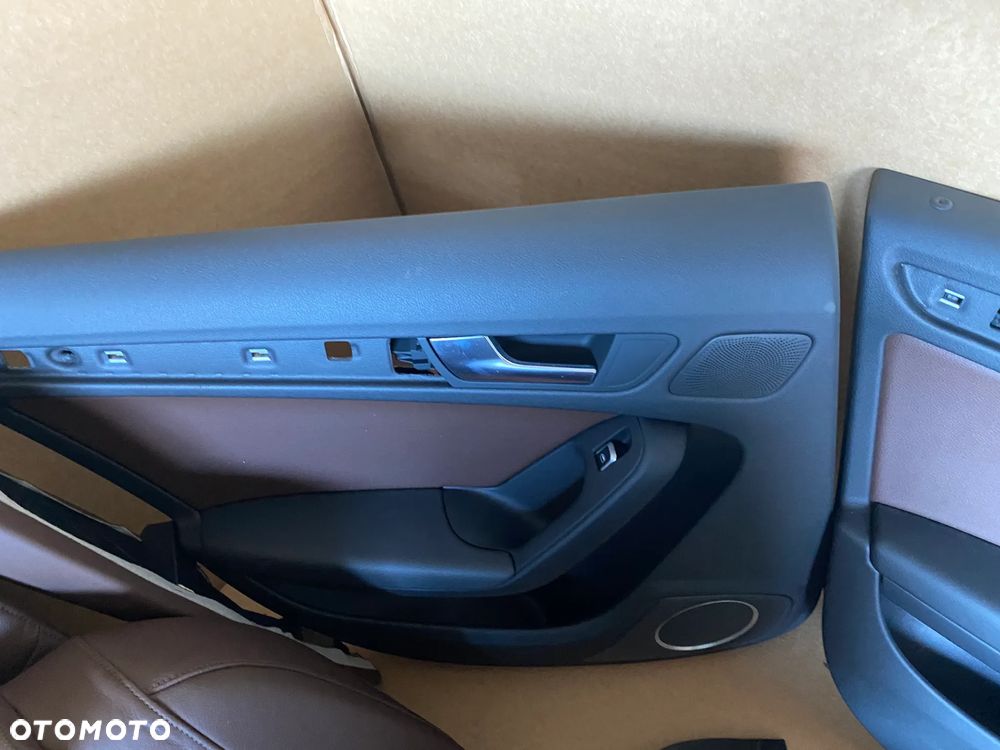 Audi A5 8T S-line Sportback Fotel fotele kanapa skóra grzane brązowe 12km - 7