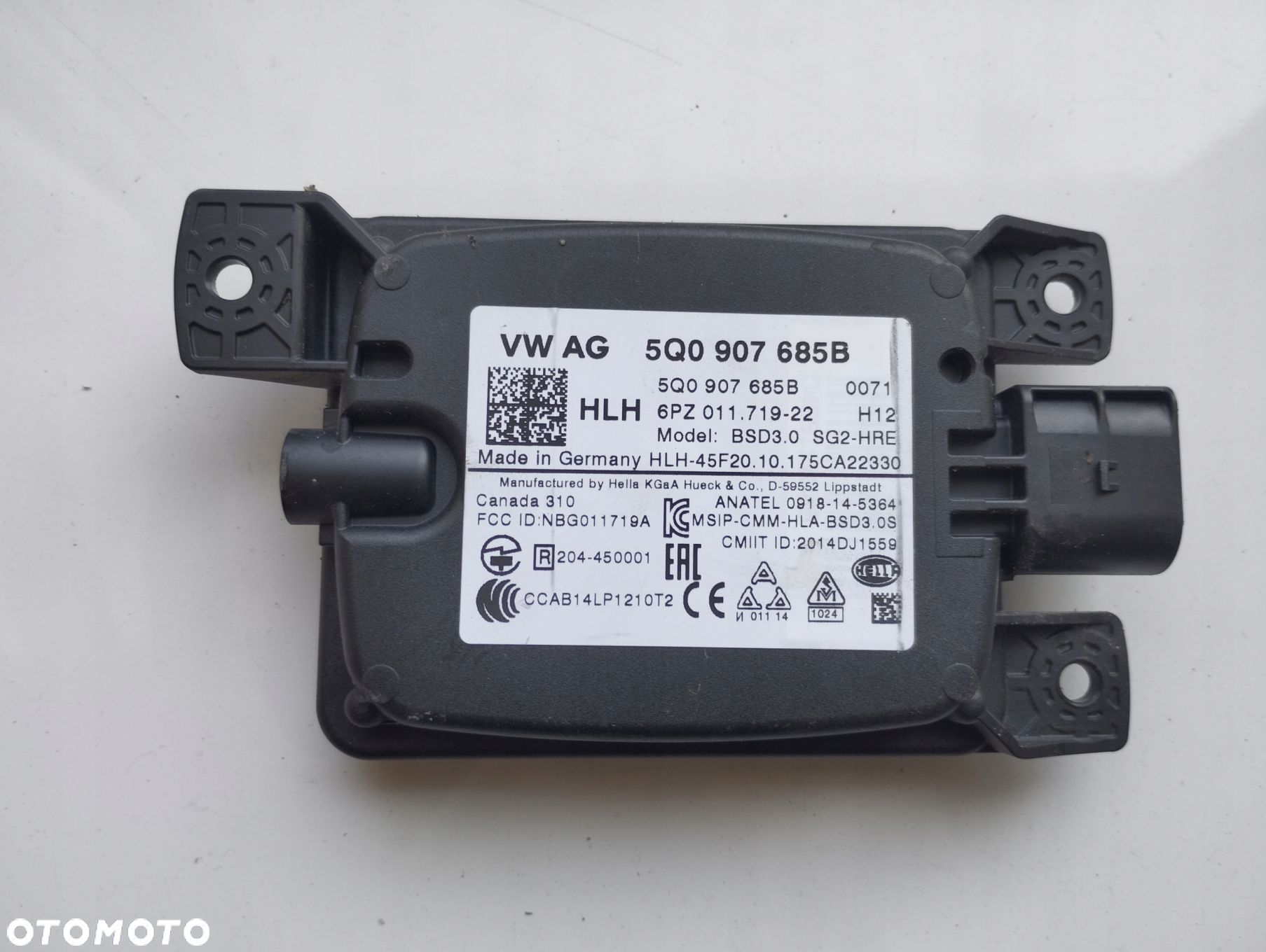 Moduł Radar Asystent VW Golf 7 5Q0907685B - 1