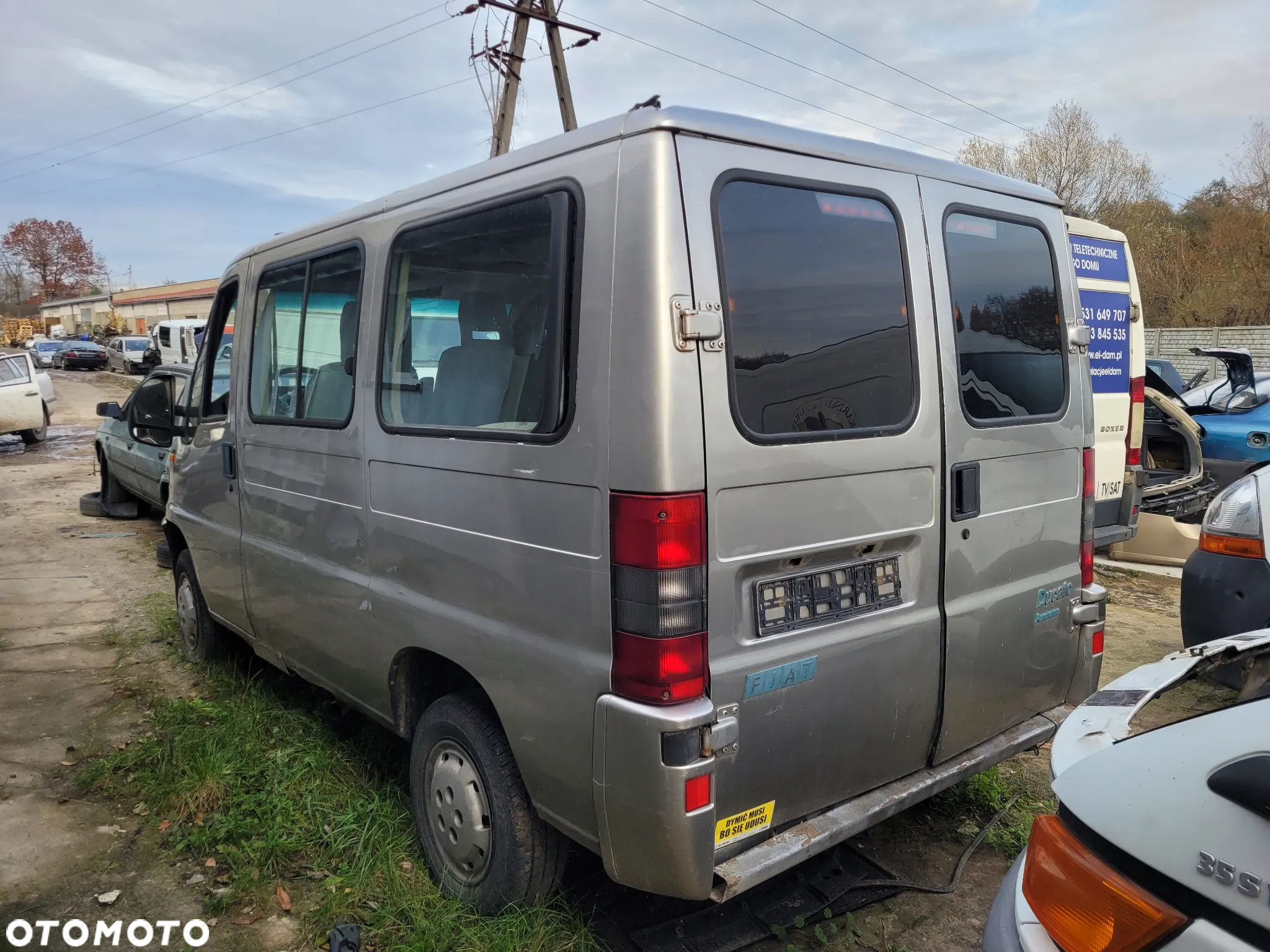 FIAT DUCATO 2 maska pokrywa silnika klapa bagażnika zderzak lampa reflektor pas przedni stop lampy halogeny - 3