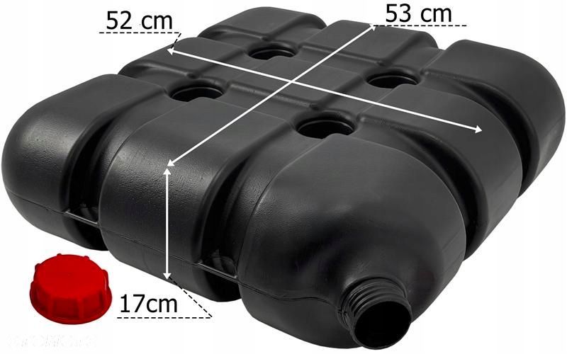 zbiornik paliwa ogrzewania webasto 30l czarny - 3