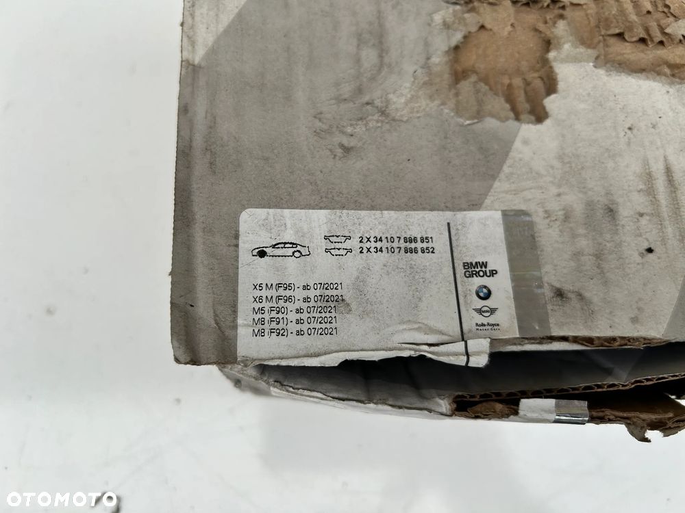 BMW X5 F90 X6 F96 F90 F91 F92 KLOCKI HAMULCOWE PRZÓD - 3