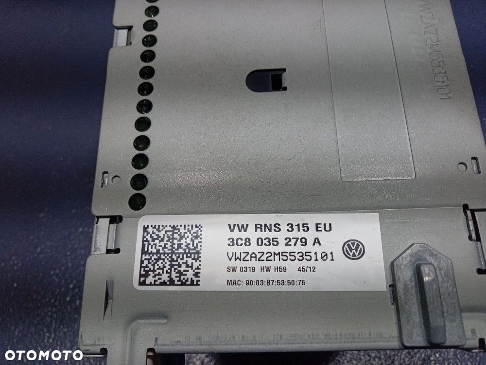 VW PASSAT B7 RADIO NAWIGACJA 3C8035279A - 8