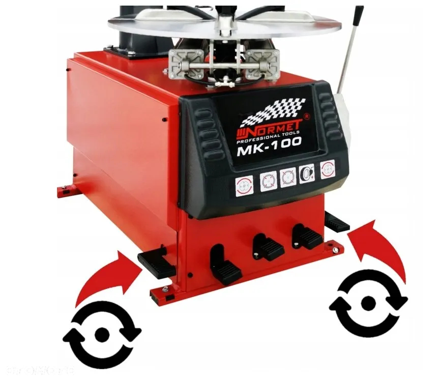 Montażownica do opon osobowych dostawczych motocyklowych NORMET MK-100 - 5
