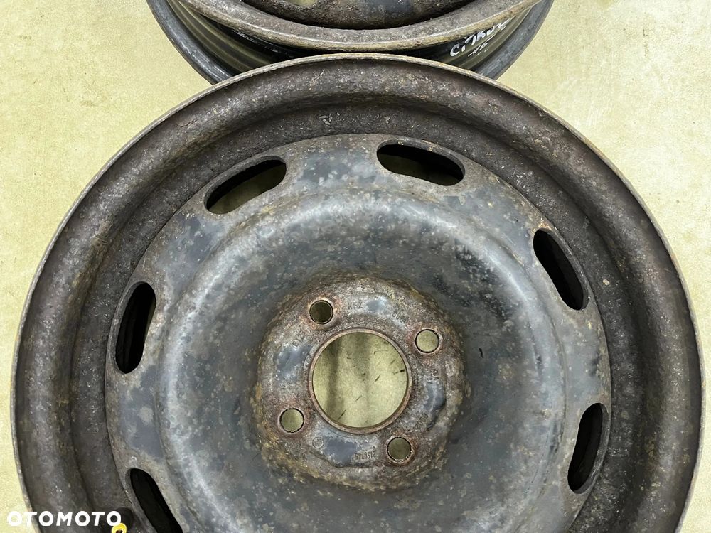 Felgi stalowe Citroen C2 C3 C4 Peugeot 1007 206 307 02-10r. felgi r15 cali 6jx15 ET27 4x108 Komplet - 11