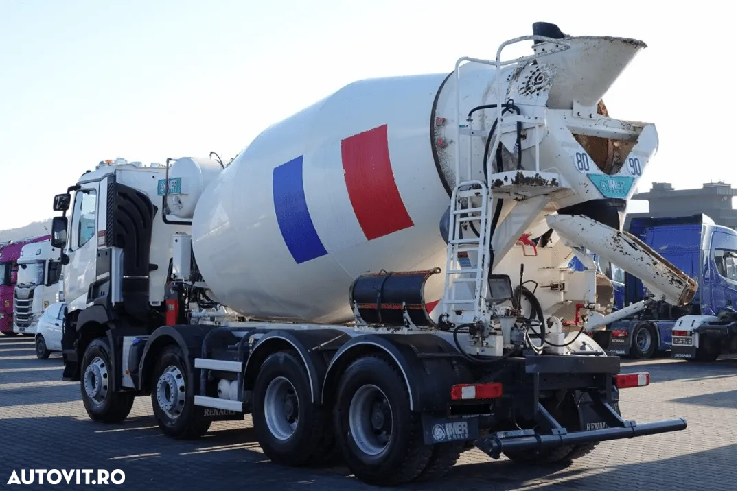 Renault C 430 8x4 Betoniera/Beton Mixer 9m3, TOP !!! - 3