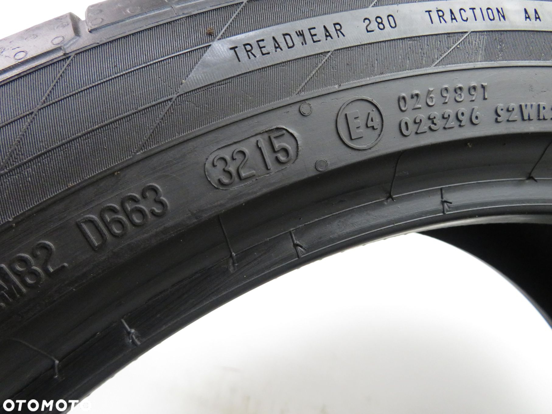 2X 225/45R19 OPONY LETNIE CONTINENTAL CONTISPORTCONTACT 5 96W XL DOT: 3215. OPONA WULKANIZOWANA. - 3