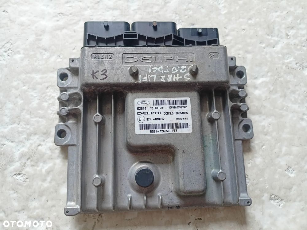 KOMPUTER STEROWNIK SILNIKA FORD BG91-12A650-FFB 28354065 - 1