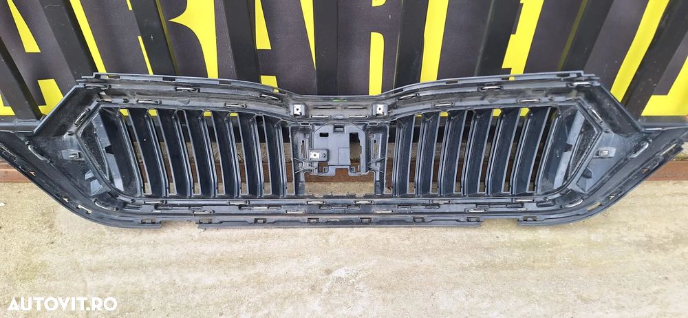 Grila Radiator Oe Skoda Octavia 4 2020→ Negru 5E3853653ZD4 - 4