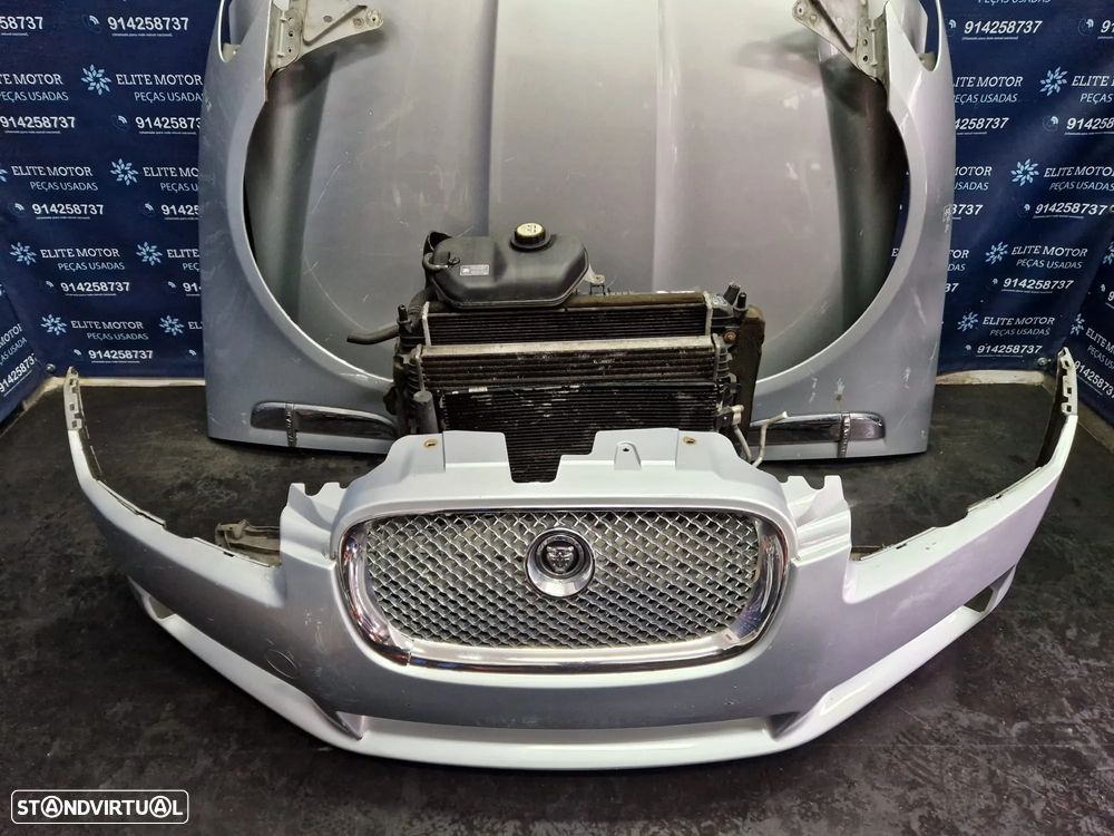 Frente completa usada JAGUAR XF X250 2.7D parachoques guardalamas capot oticas radiadores - 5