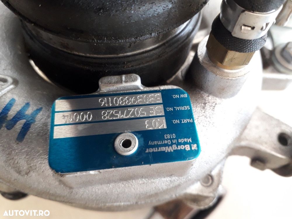 Turbo FIAT Ducato 2.3 jtd E5 2009 2010 2011 2012 2013 2014 2015 2016 cod piesa 49135-05132\ 504340182 - 6