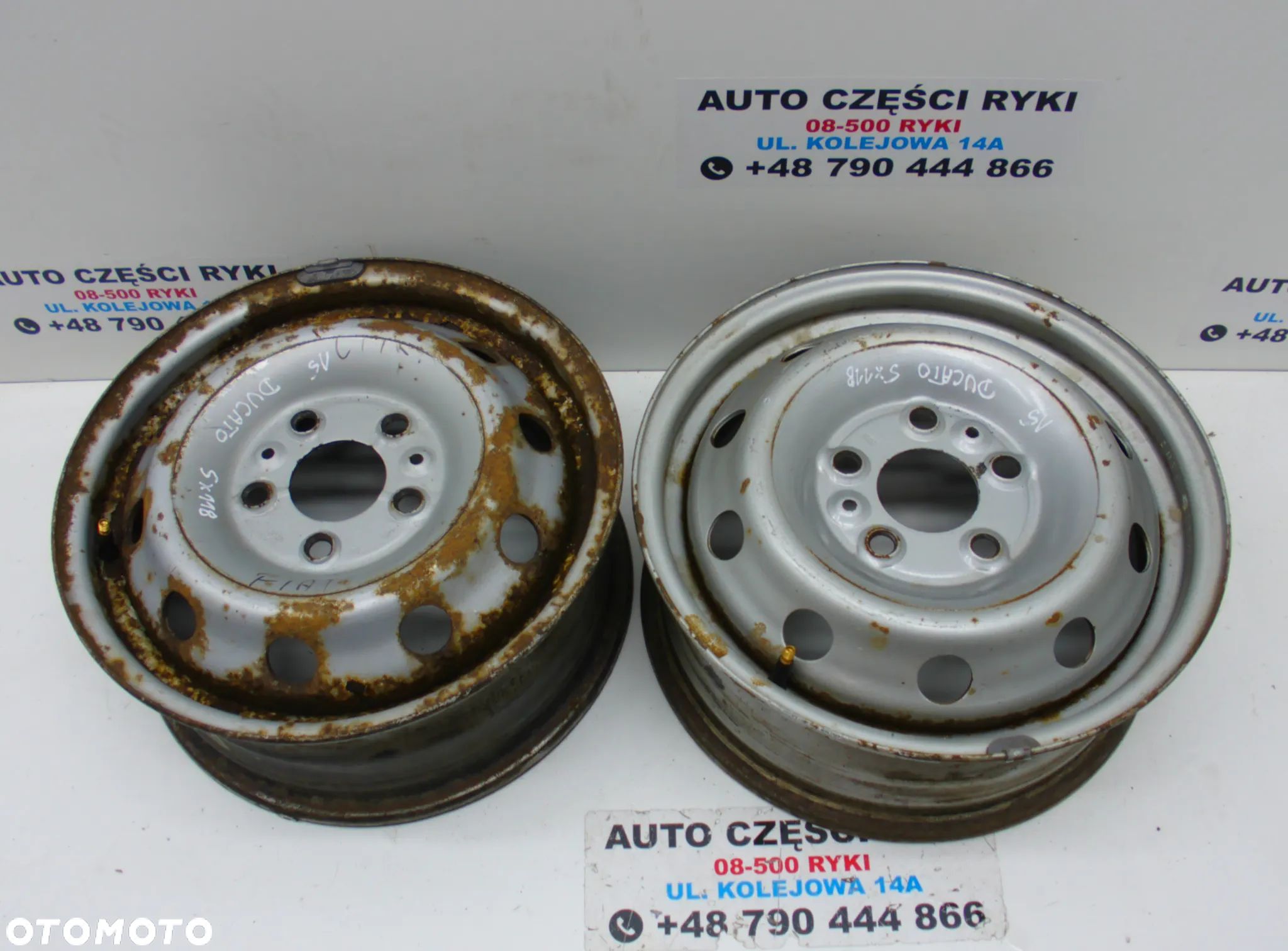 Fiat Ducato Felgi stalowe Felga 5x118 6Jx15'' et 68 - 1