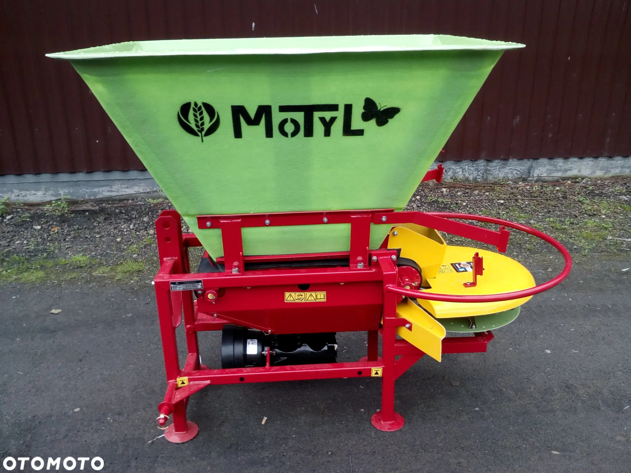 6 łopatek 3 rączki rozsiewacz nawozów lejek 200l-300l-400l-500l GRASSROL - 7