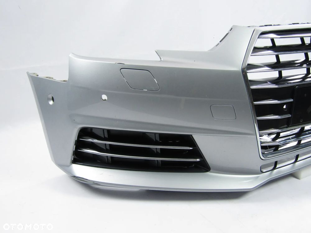 Zderzak przedni Audi A4 B9 15 - 19 Sprysk. Pdc-6 + Atrapa Lakier nieznany - 17