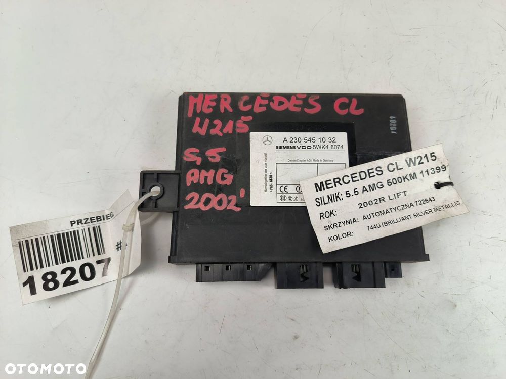 KOMPUTER MERCEDES W215 A2305451032 - 1
