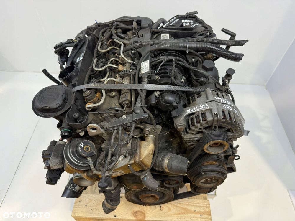 SILNIK N47D20A BMW E81 E87 E90 E91 X1 E84 X3 E83 2.0 D DIESEL kompletny 143 - 4