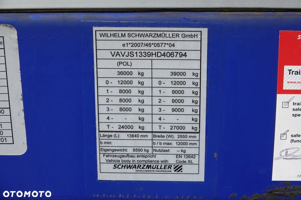 Schwarzmuller FIRANKA / OŚ PODNOSZONA / OSIE SAF / - 31