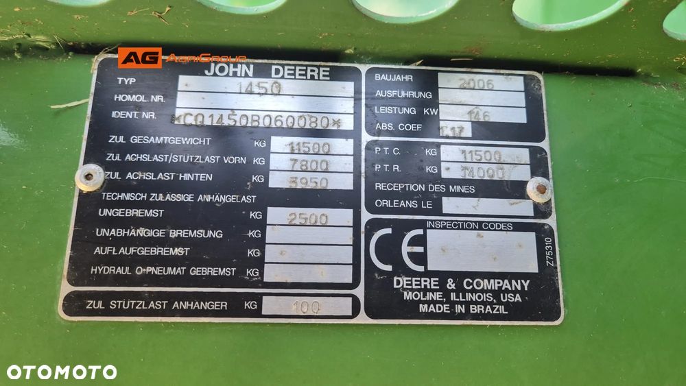 John Deere 1450 CWS 2006R - 19